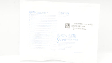 BD MZ5306 Max Zero Minibore Pressure Rated Extension Set, I.V. Connector